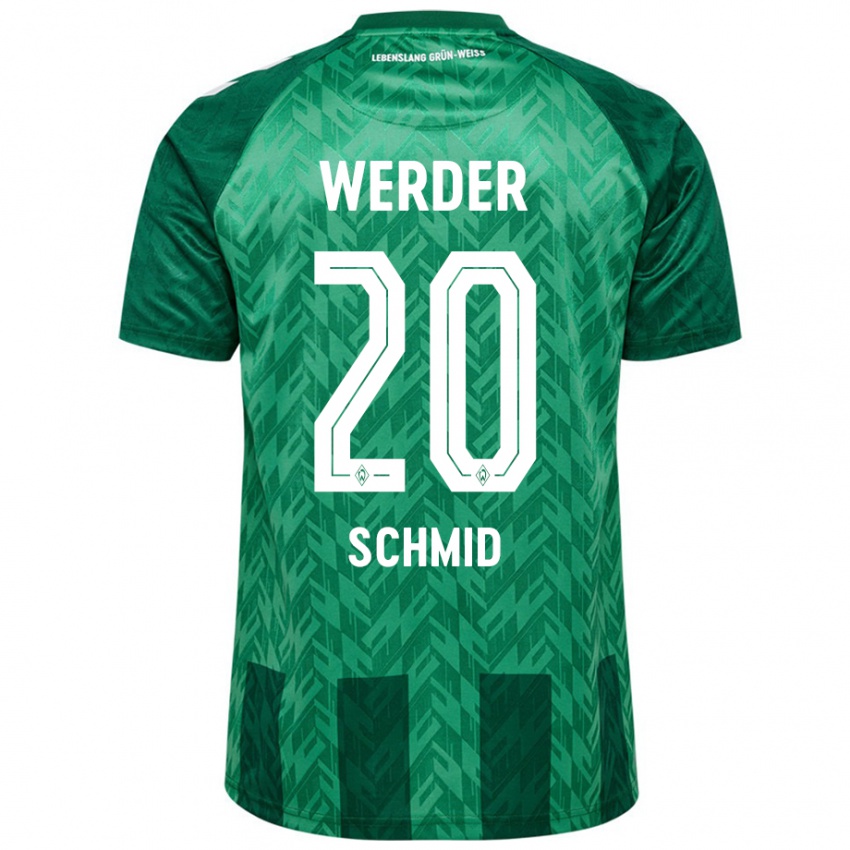 Criança Camisola Romano Schmid #20 Verde Principal 2024/25 Camisa