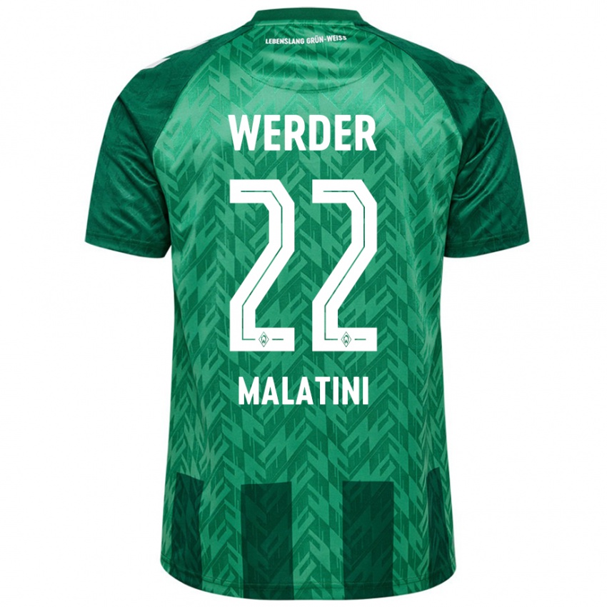 Criança Camisola Julián Malatini #22 Verde Principal 2024/25 Camisa