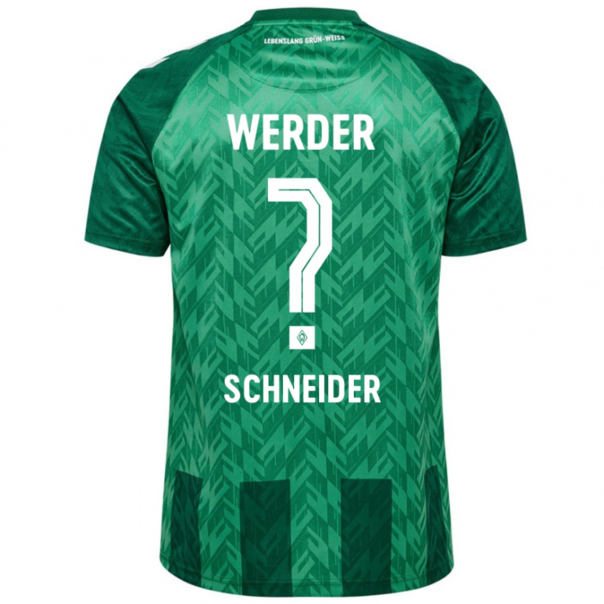 Criança Camisola Dieter Schneider #0 Verde Principal 2024/25 Camisa