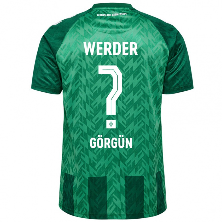 Criança Camisola Deniz-Erdem Görgün #0 Verde Principal 2024/25 Camisa