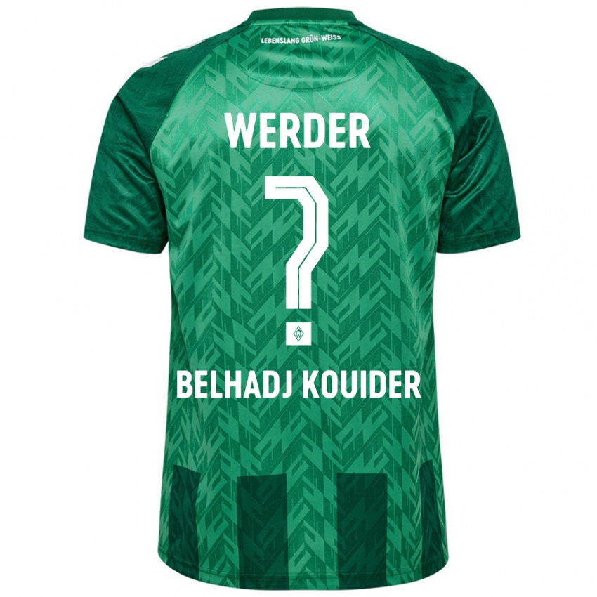 Criança Camisola Mahfoud Belhadj Kouider #0 Verde Principal 2024/25 Camisa