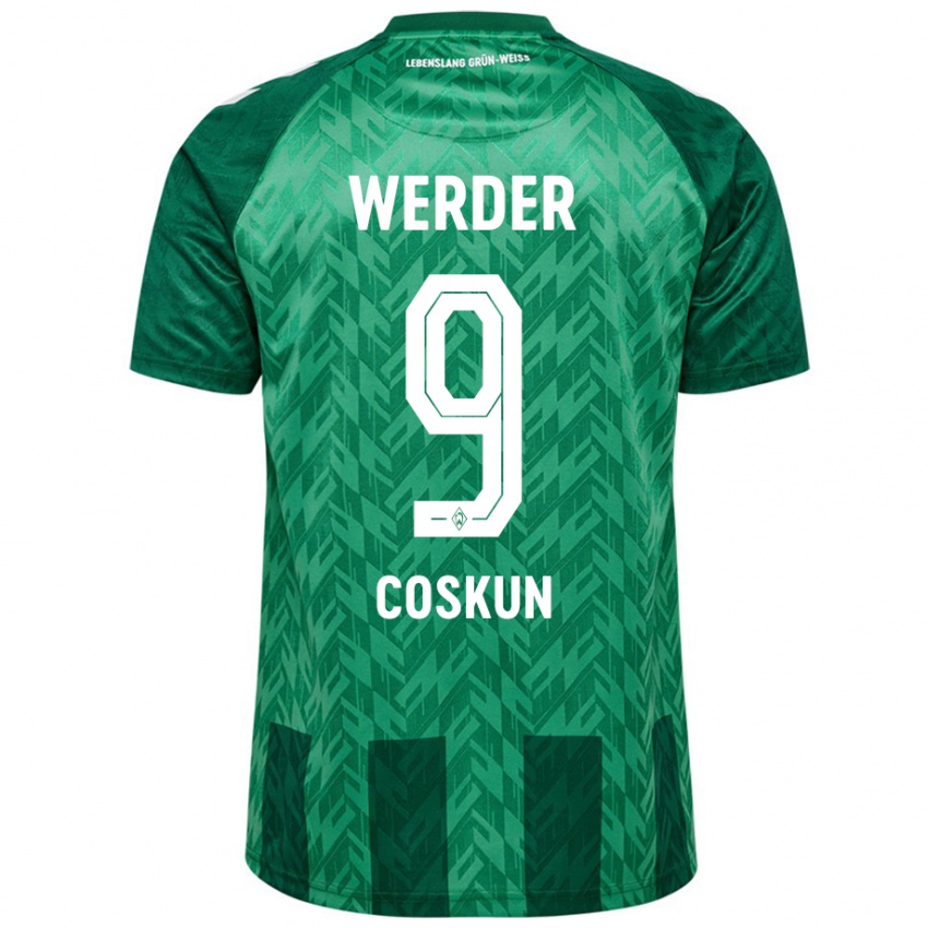 Criança Camisola Boran-Firat Coskun #9 Verde Principal 2024/25 Camisa