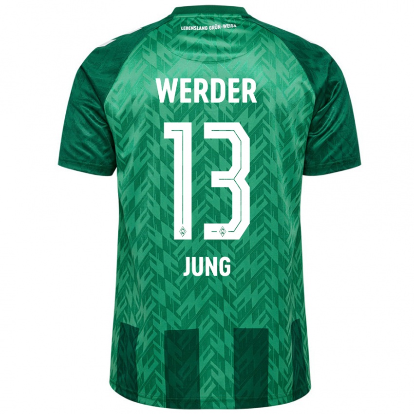 Criança Camisola Seong-Hyeon Jung #13 Verde Principal 2024/25 Camisa