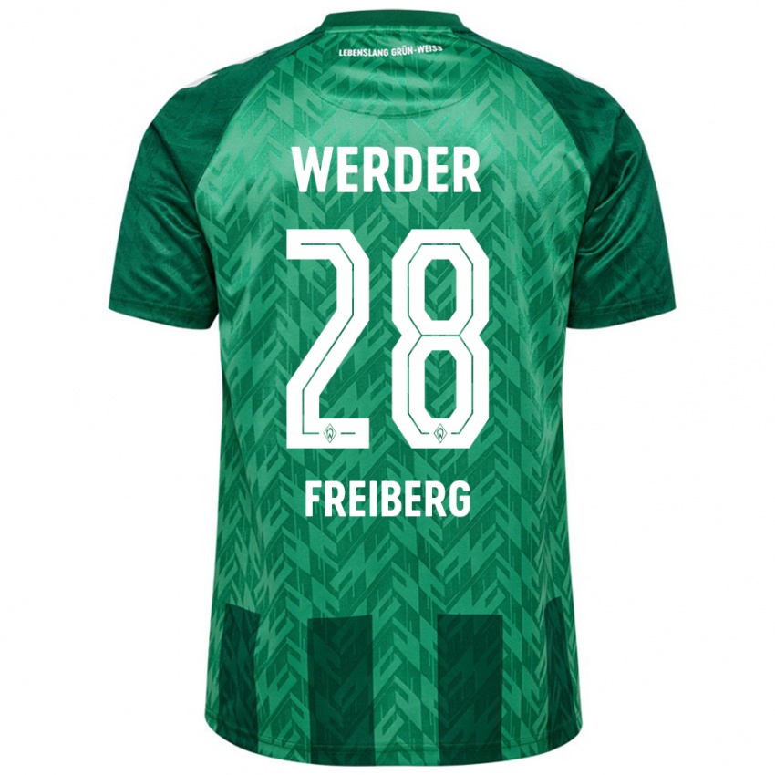 Criança Camisola Piet Freiberg #28 Verde Principal 2024/25 Camisa