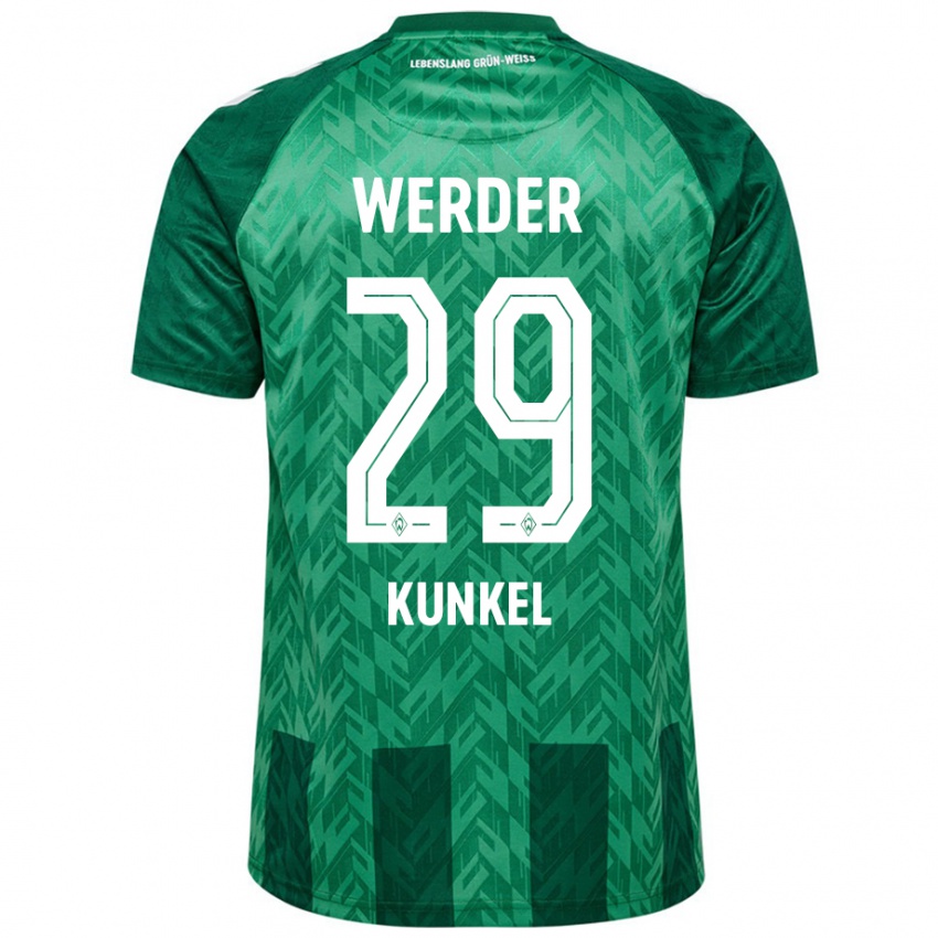 Criança Camisola Melina Kunkel #29 Verde Principal 2024/25 Camisa