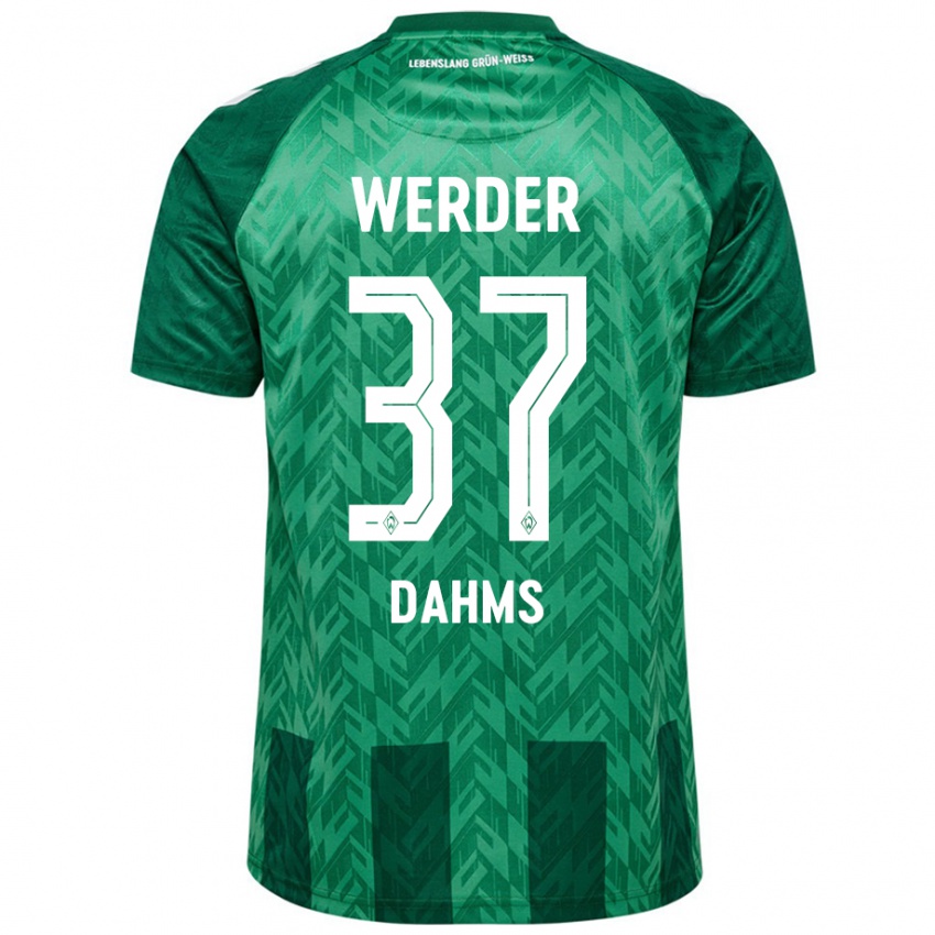 Criança Camisola Lena Dahms #37 Verde Principal 2024/25 Camisa