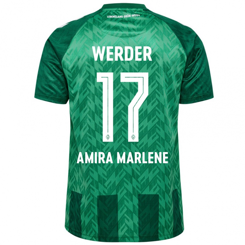 Criança Camisola Amira Marlene Dahl #17 Verde Principal 2024/25 Camisa