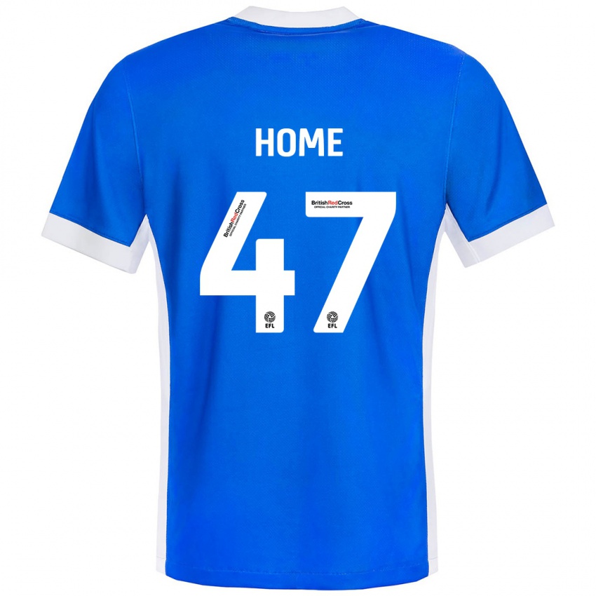 Criança Camisola Josh Home #47 Branco Azul Principal 2024/25 Camisa