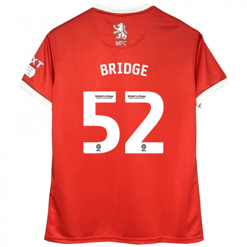 Criança Camisola Aj Bridge #52 Vermelho Branco Principal 2024/25 Camisa