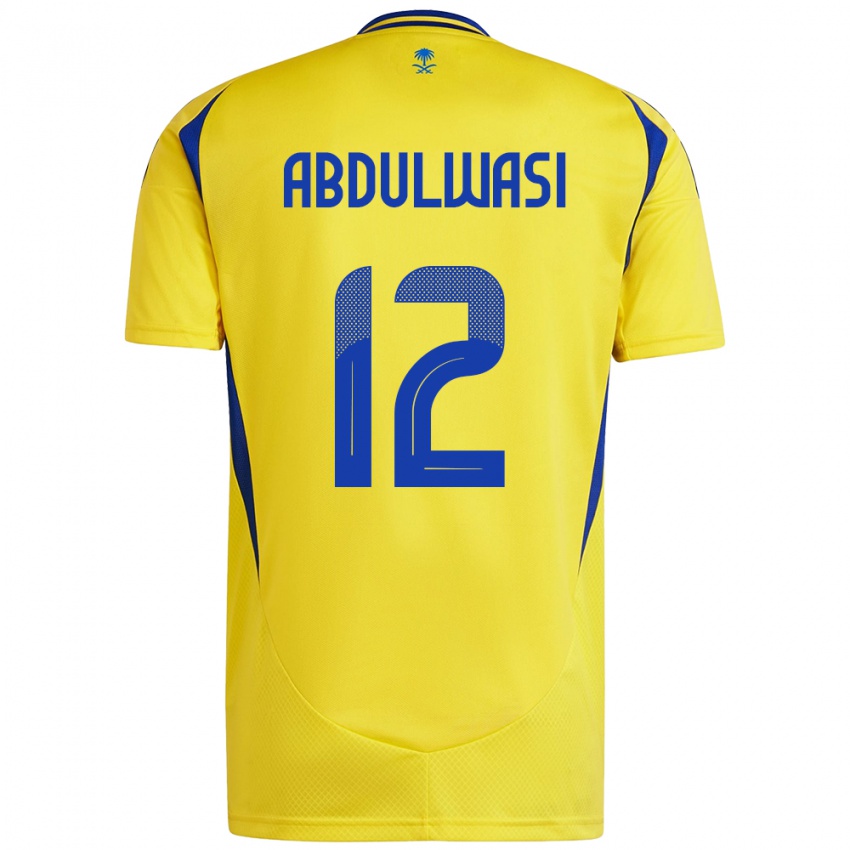 Criança Camisola Dalal Abdulwasi #12 Azul Amarelo Principal 2024/25 Camisa