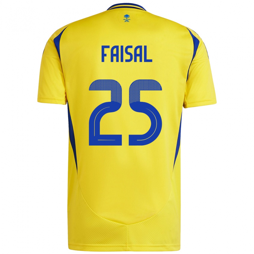 Criança Camisola Samira Faisal #25 Azul Amarelo Principal 2024/25 Camisa