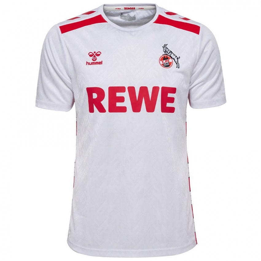 Criança Camisola Denis Huseinbasic #8 Vermelho Branco Principal 2024/25 Camisa