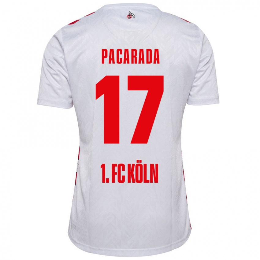 Criança Camisola Leart Paçarada #17 Vermelho Branco Principal 2024/25 Camisa