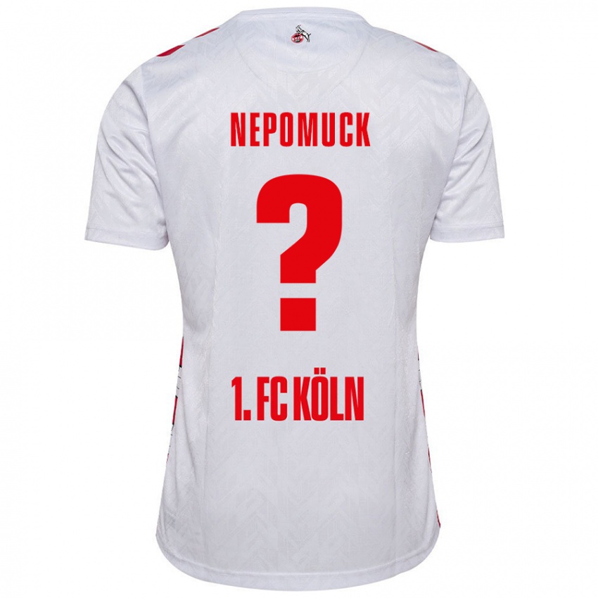 Criança Camisola Simon Nepomuck #0 Vermelho Branco Principal 2024/25 Camisa