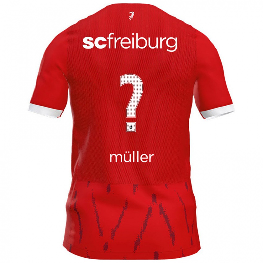 Criança Camisola Phillip Müller #0 Vermelho Principal 2024/25 Camisa