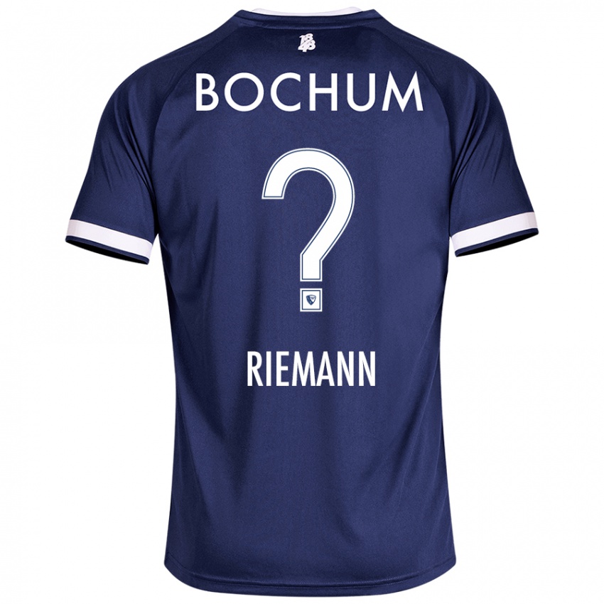 Criança Camisola Manuel Riemann #0 Azul Escuro Principal 2024/25 Camisa