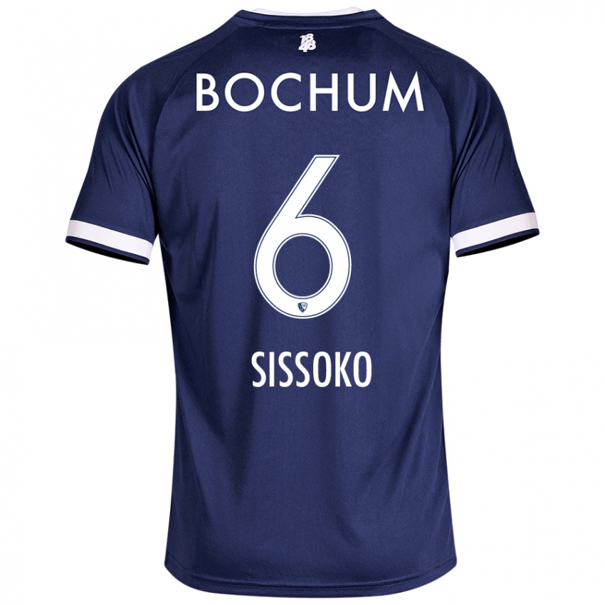 Criança Camisola Ibrahima Sissoko #6 Azul Escuro Principal 2024/25 Camisa