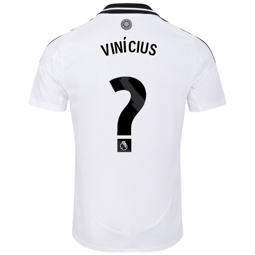 Criança Camisola Carlos Vinícius #0 Branco Principal 2024/25 Camisa