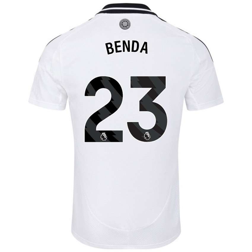 Criança Camisola Steven Benda #23 Branco Principal 2024/25 Camisa