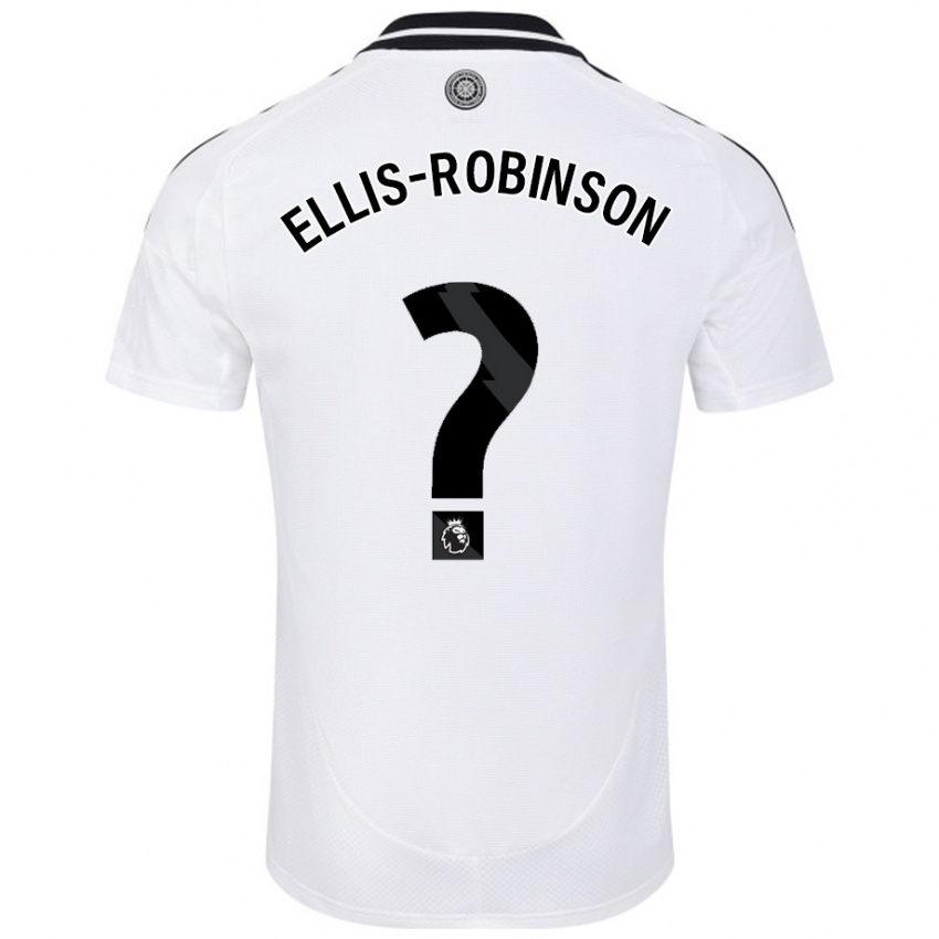 Criança Camisola Eddie Ellis-Robinson #0 Branco Principal 2024/25 Camisa