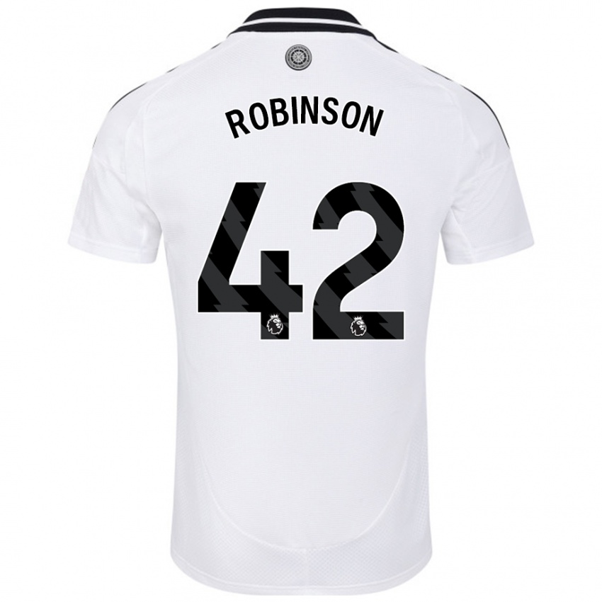 Criança Camisola Charlie Robinson #42 Branco Principal 2024/25 Camisa