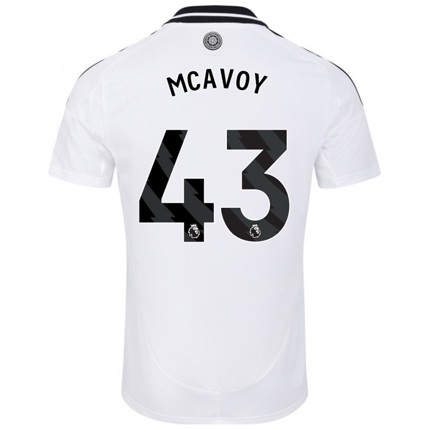 Criança Camisola Connor Mcavoy #43 Branco Principal 2024/25 Camisa