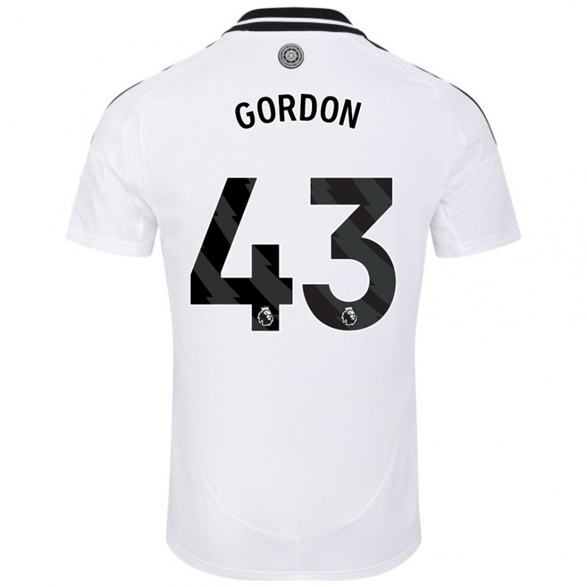 Criança Camisola Lemar Gordon #43 Branco Principal 2024/25 Camisa