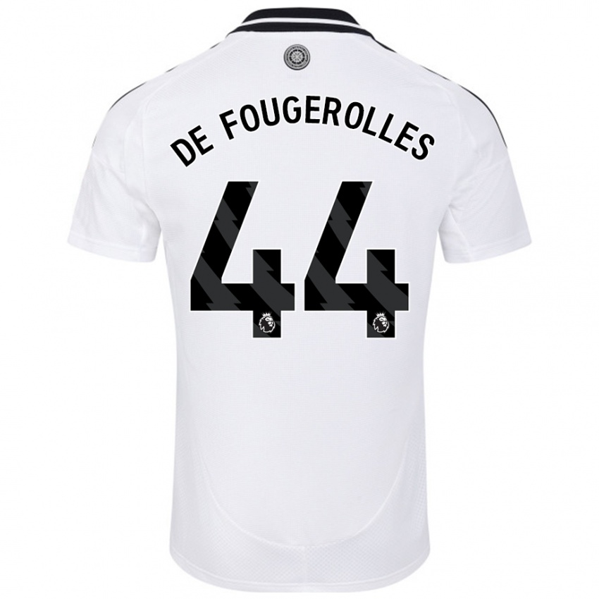 Criança Camisola Luc De Fougerolles #44 Branco Principal 2024/25 Camisa