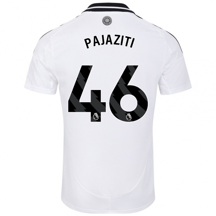 Criança Camisola Adrion Pajaziti #46 Branco Principal 2024/25 Camisa