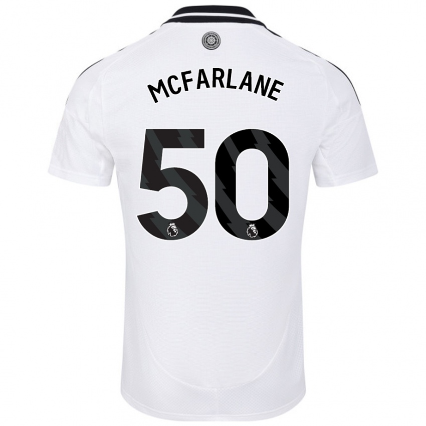 Criança Camisola Callum Mcfarlane #50 Branco Principal 2024/25 Camisa