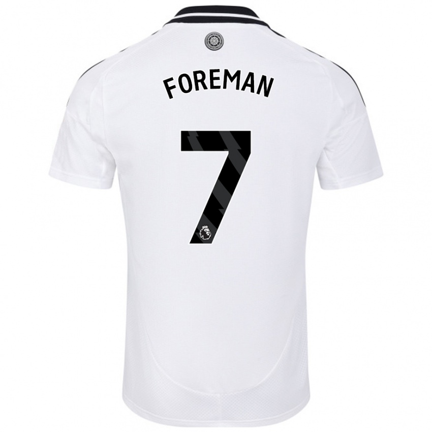 Criança Camisola Tia Foreman #7 Branco Principal 2024/25 Camisa