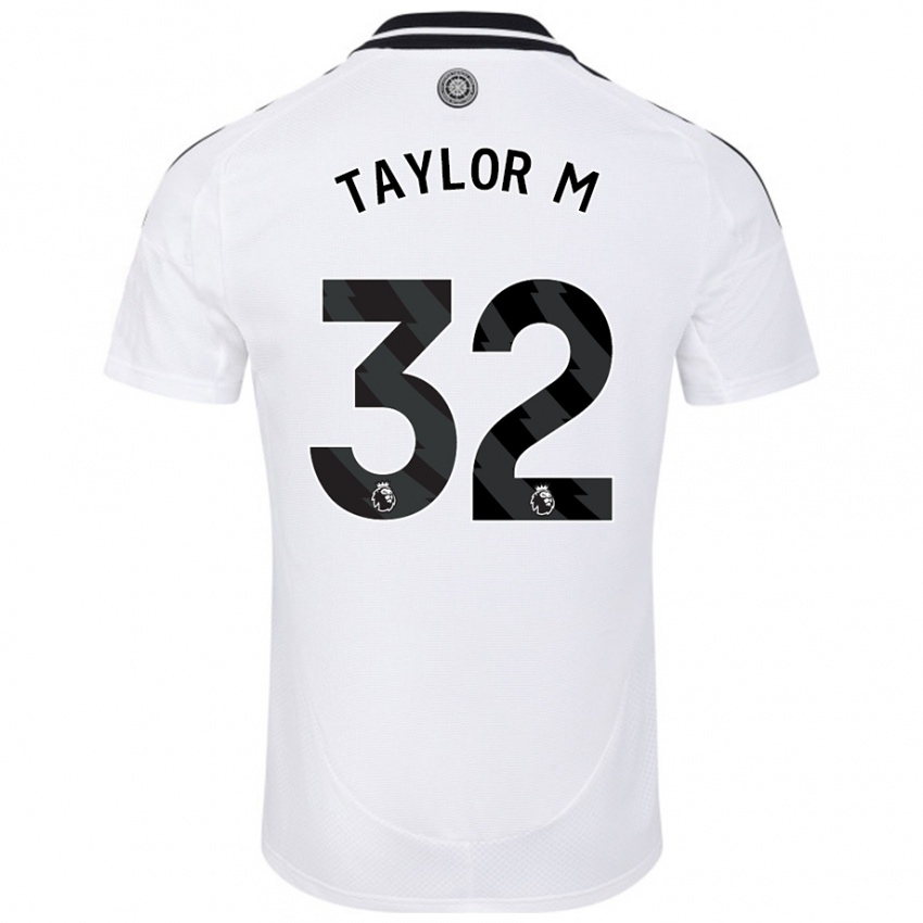 Criança Camisola Belle Taylor-M #32 Branco Principal 2024/25 Camisa