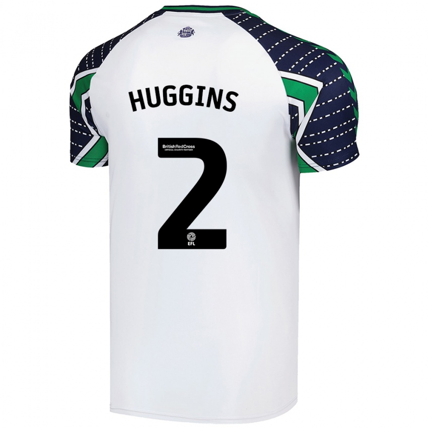 Criança Camisola Niall Huggins #2 Branco Alternativa 2024/25 Camisa