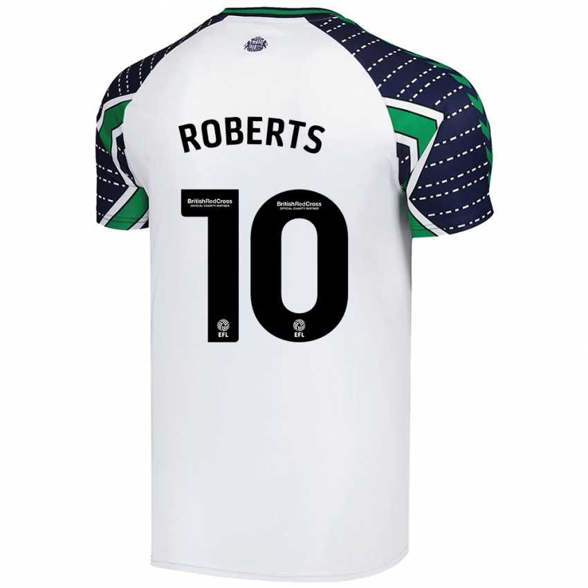 Criança Camisola Patrick Roberts #10 Branco Alternativa 2024/25 Camisa