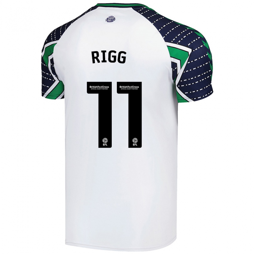 Criança Camisola Chris Rigg #11 Branco Alternativa 2024/25 Camisa