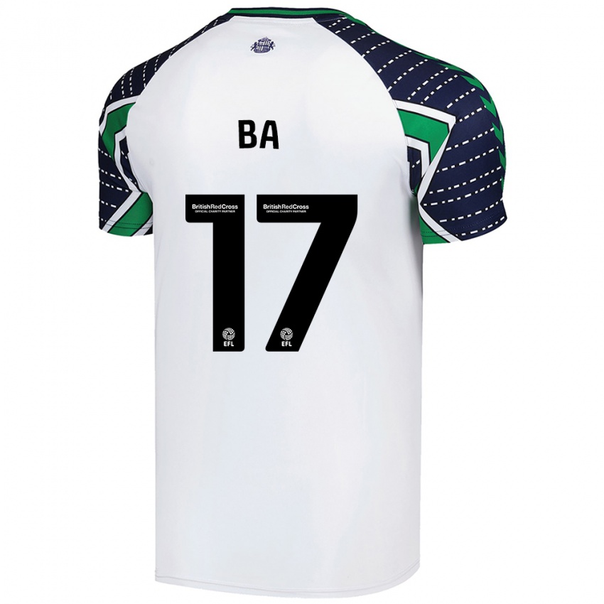 Criança Camisola Abdoullah Ba #17 Branco Alternativa 2024/25 Camisa