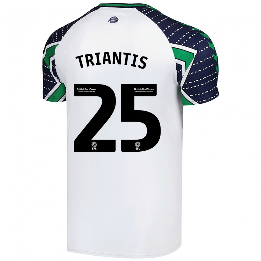 Criança Camisola Nectarios Triantis #25 Branco Alternativa 2024/25 Camisa