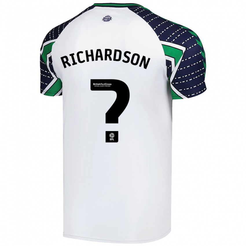 Criança Camisola Adam Richardson #0 Branco Alternativa 2024/25 Camisa