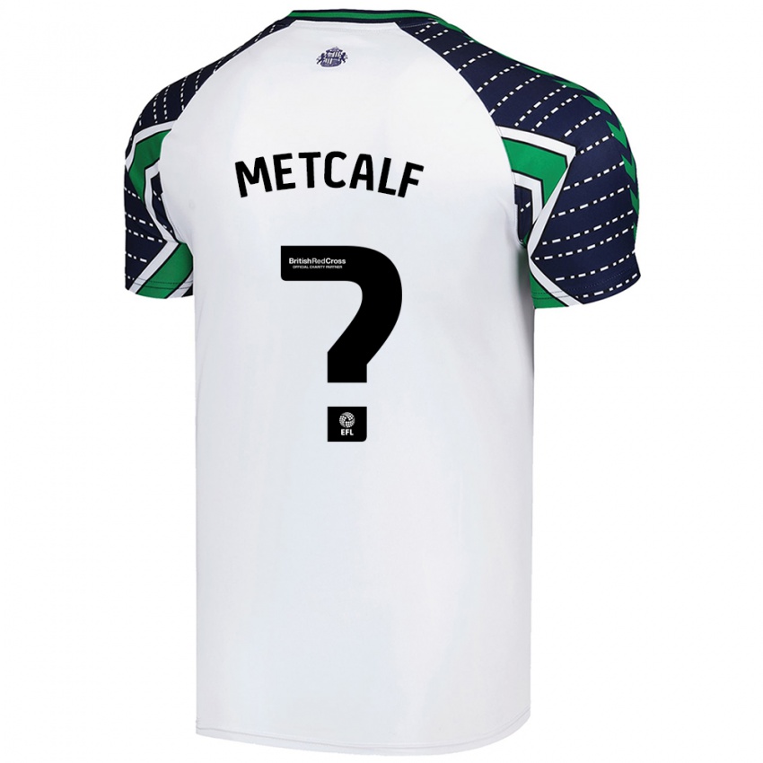 Criança Camisola Ben Metcalf #0 Branco Alternativa 2024/25 Camisa