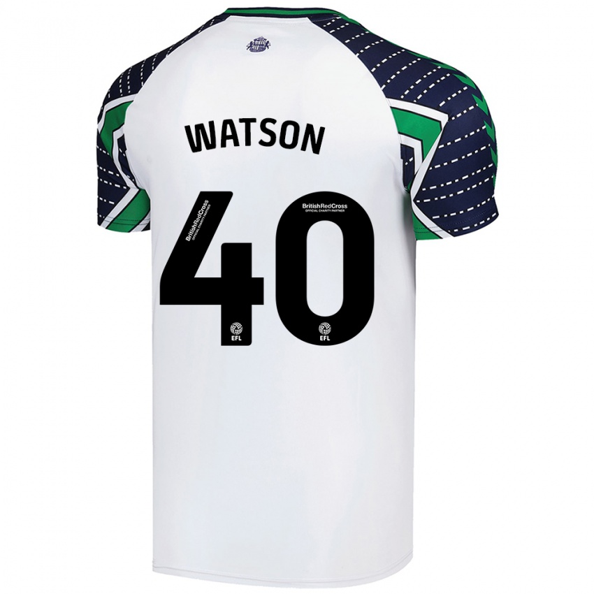 Criança Camisola Tom Watson #40 Branco Alternativa 2024/25 Camisa