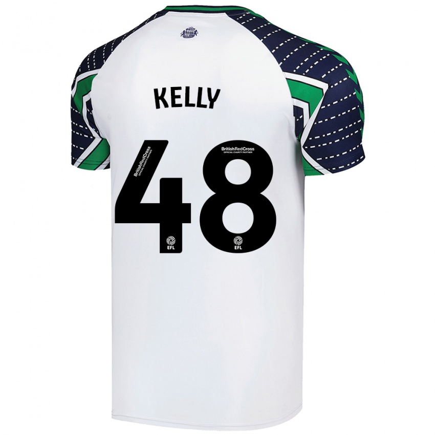 Criança Camisola Caden Kelly #48 Branco Alternativa 2024/25 Camisa