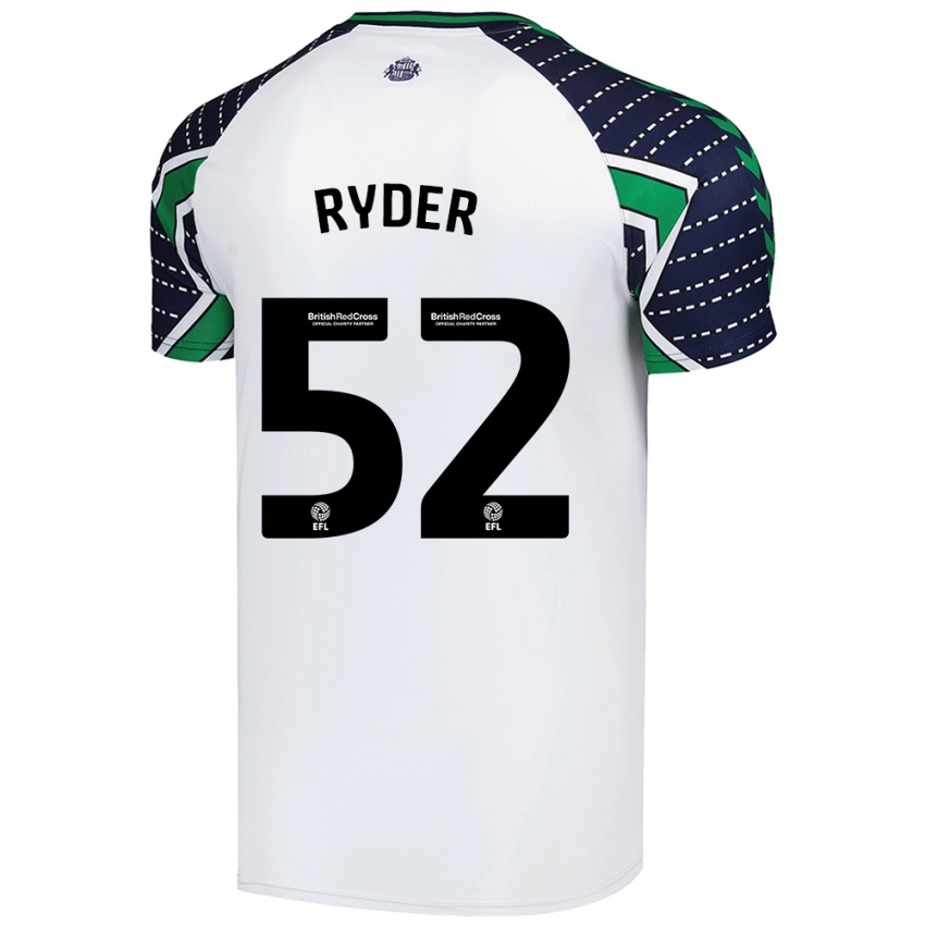 Criança Camisola Joe Ryder #52 Branco Alternativa 2024/25 Camisa