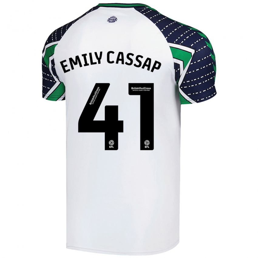 Criança Camisola Emily Cassap #41 Branco Alternativa 2024/25 Camisa