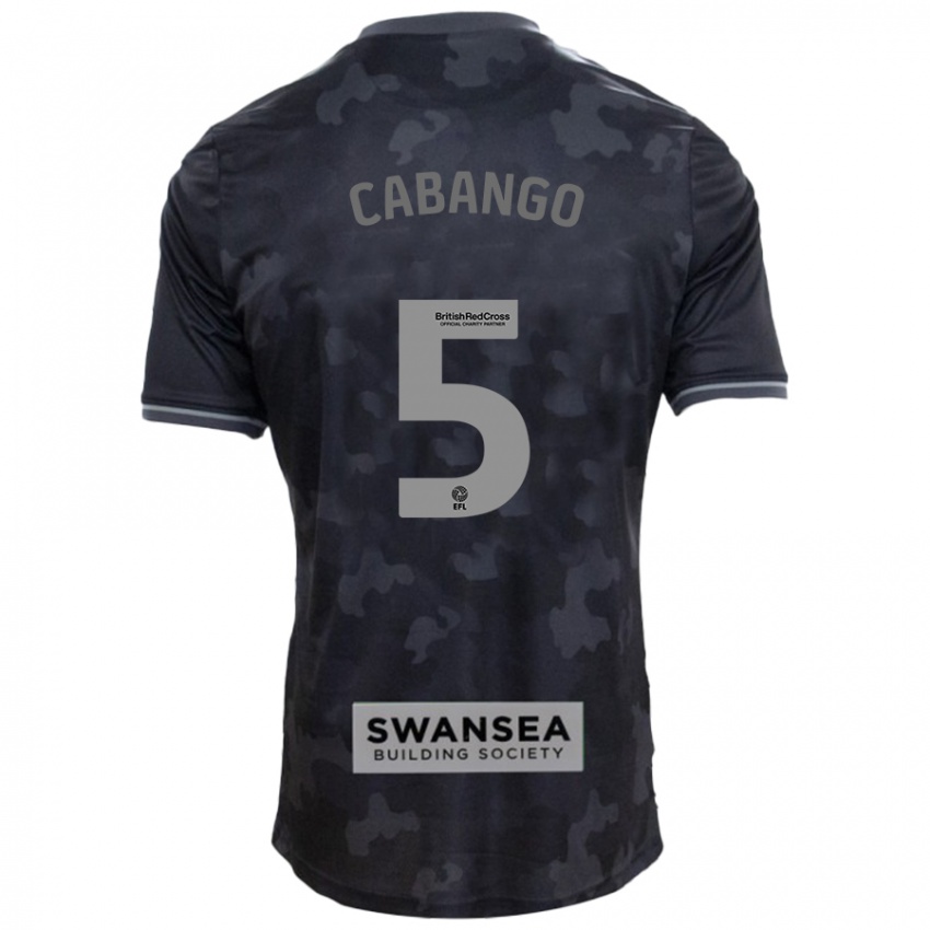 Criança Camisola Ben Cabango #5 Preto Alternativa 2024/25 Camisa