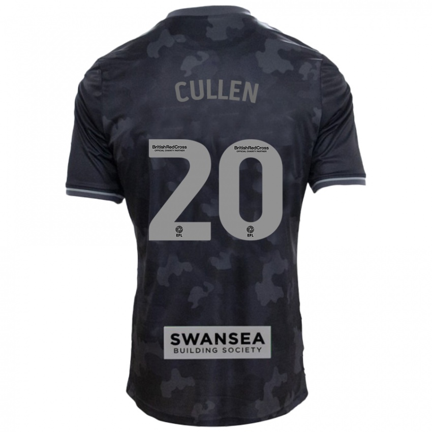 Criança Camisola Liam Cullen #20 Preto Alternativa 2024/25 Camisa