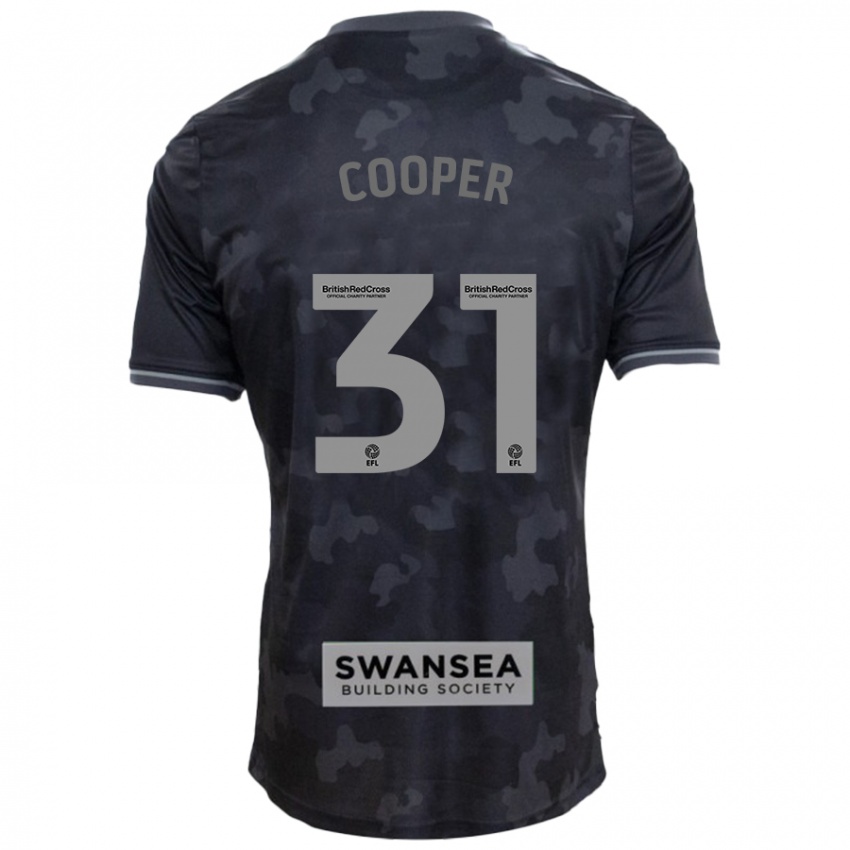 Criança Camisola Oliver Cooper #31 Preto Alternativa 2024/25 Camisa