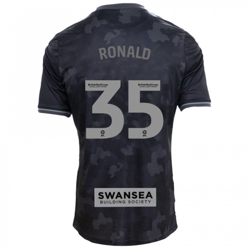 Criança Camisola Ronald #35 Preto Alternativa 2024/25 Camisa