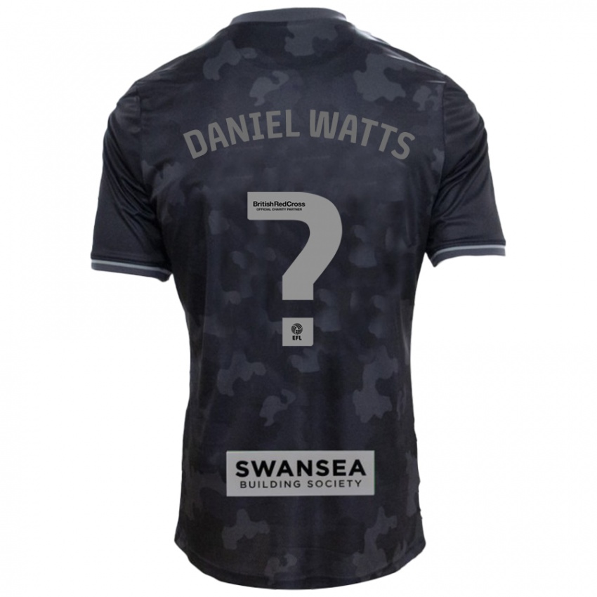 Criança Camisola Daniel Watts #0 Preto Alternativa 2024/25 Camisa