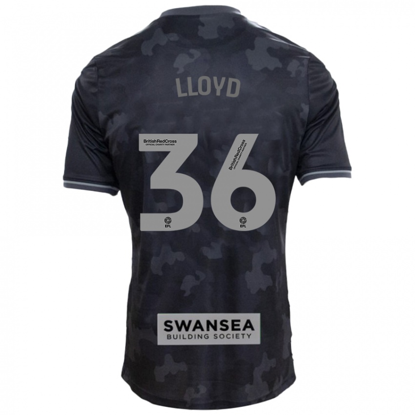 Criança Camisola Ben Lloyd #36 Preto Alternativa 2024/25 Camisa