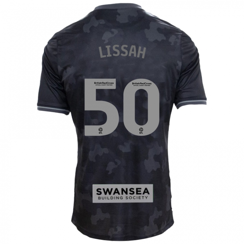 Criança Camisola Filip Lissah #50 Preto Alternativa 2024/25 Camisa